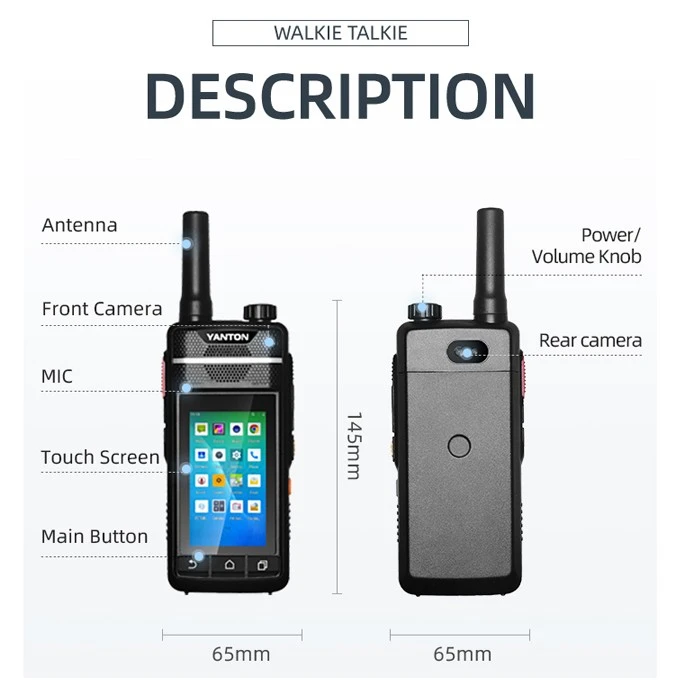 Android 9.2 Zello 4g Walkie Talkie